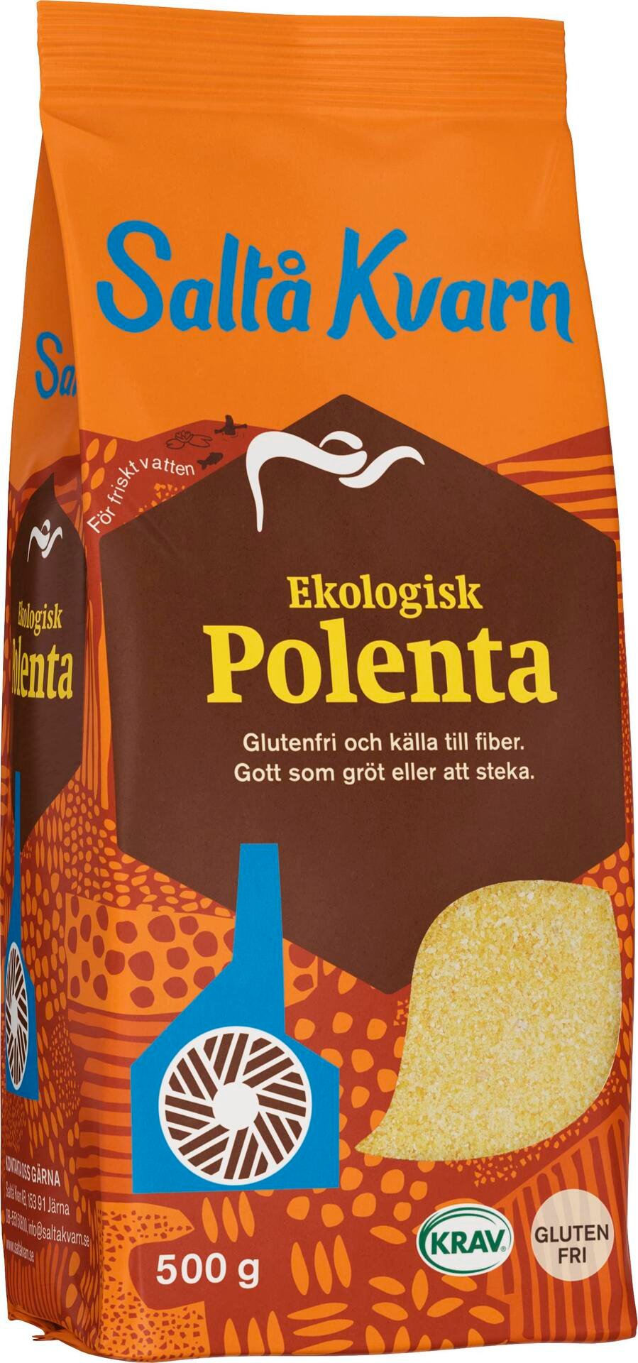 Saltå Kvarn Polenta Krav 500 g