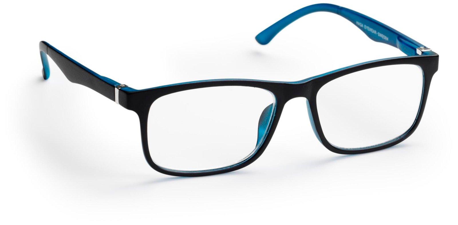 Lix by Haga Optik Stockholm Matt black/blue +1,5