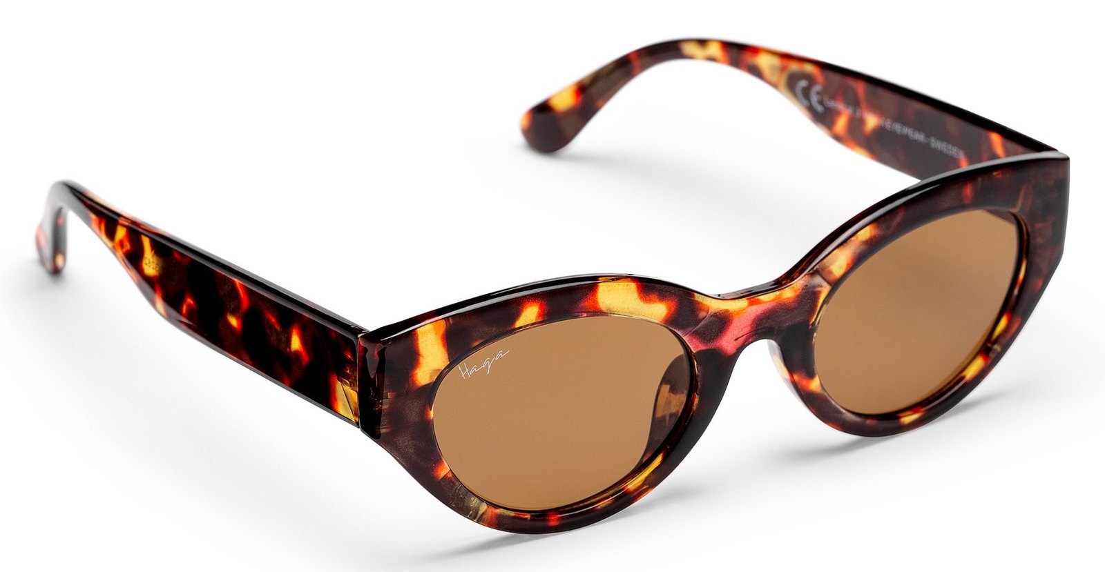 Haga Eyewear Casablanca Shiny Havana Brown lens