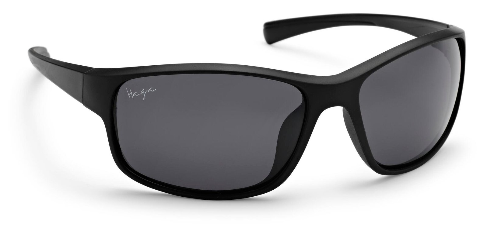 Haga Eyewear Bristol Polarized Black Grey lens