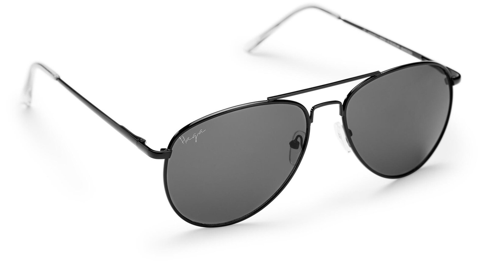 Haga Eyewear Durban Black black lens
