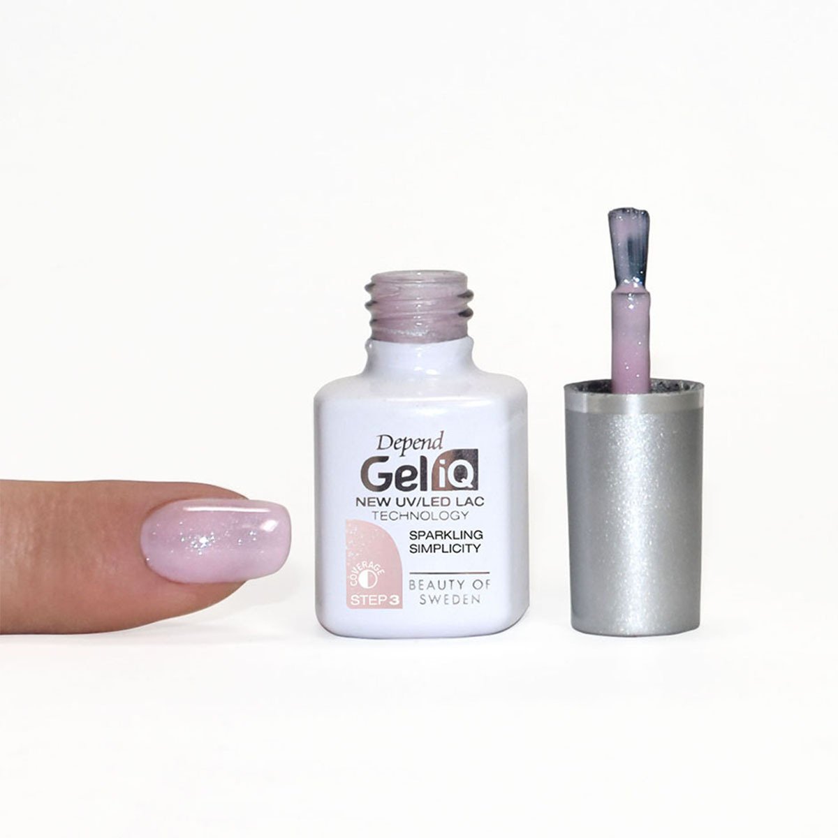 Depend Gel iQ Sparkling Simplicity Pink Glitter 5 ml