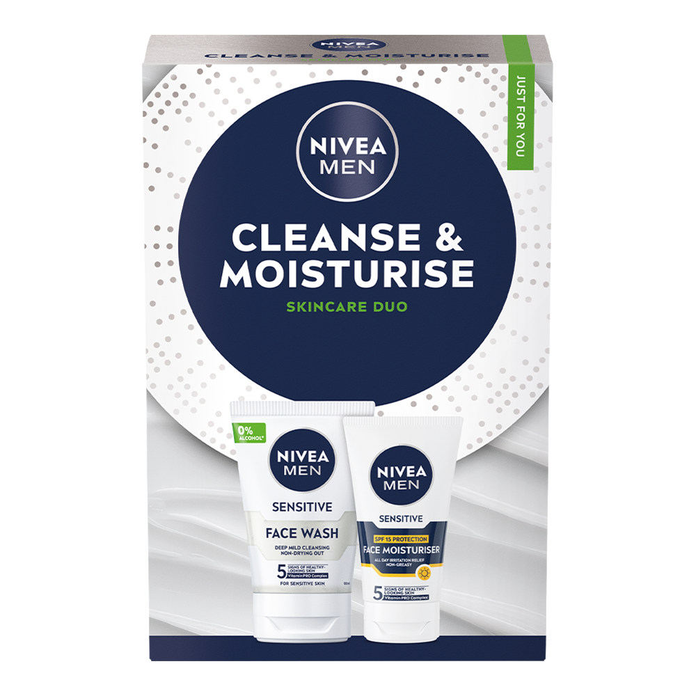 NIVEA MEN Giftpack Cleanse & Moisturise 175 ml
