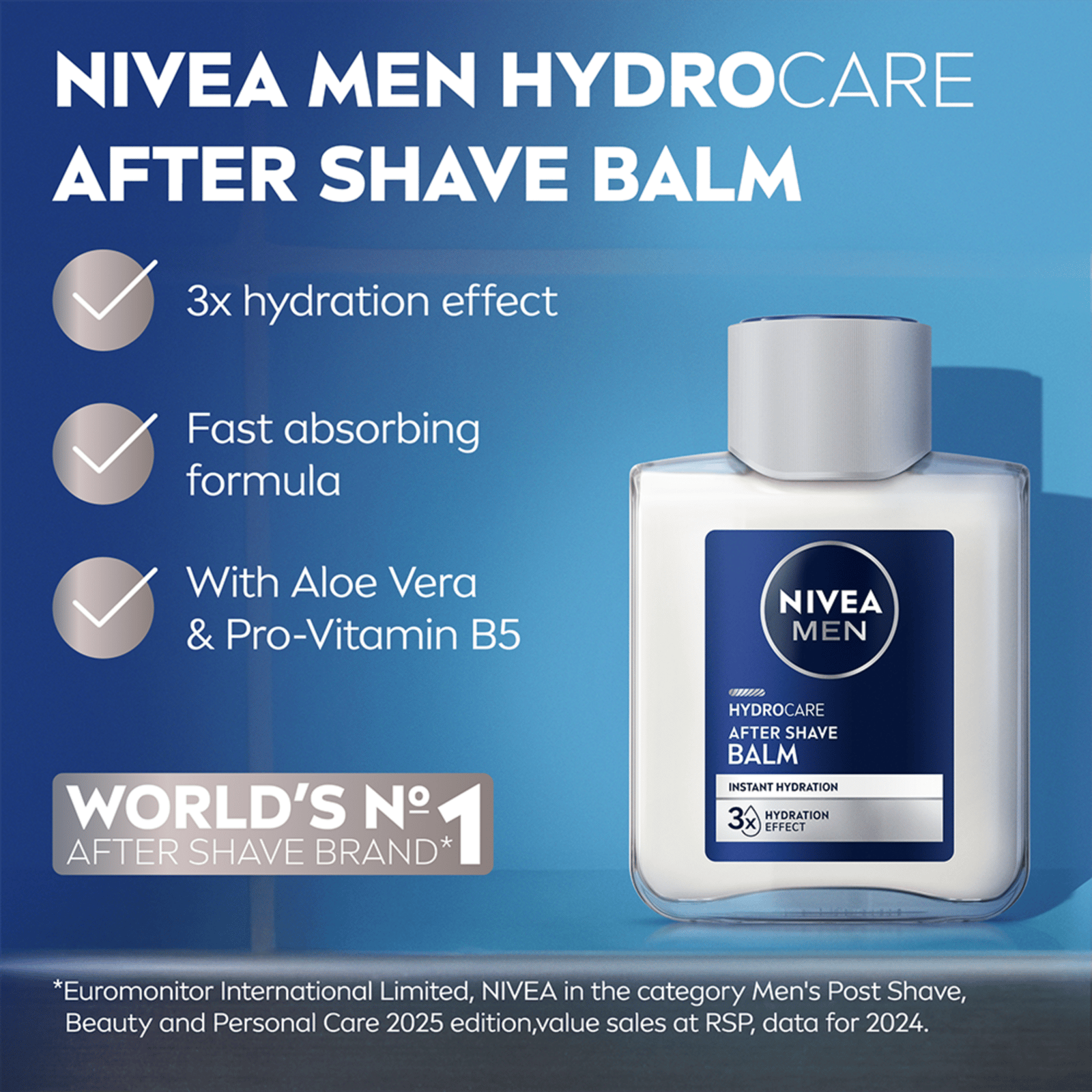 NIVEA MEN After Shave Balm Hydrocare 100 ml