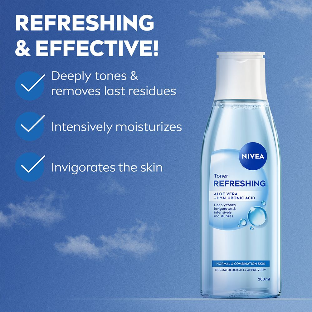 NIVEA Ansiktsvatten Toner Refreshing 200 ml