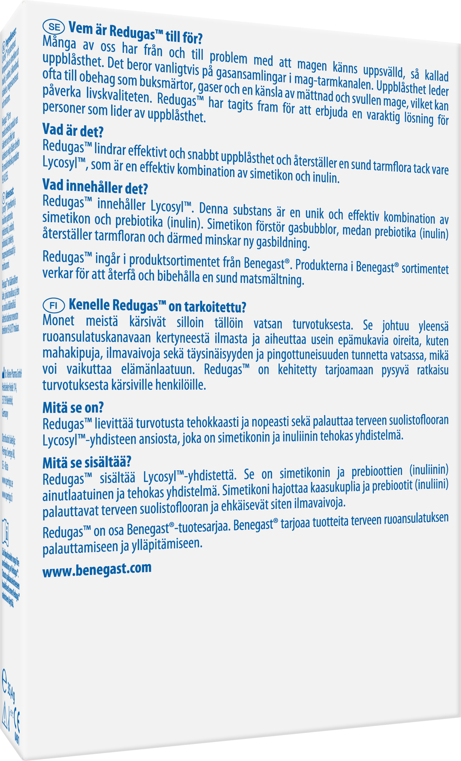 Benegast Redugas Chewable Tablets Peppermint Lindring Vid Gaser 20 tuggtabletter