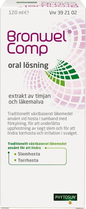 Bronwel Comp Oral Lösning Slem & Torrhosta Vid Förkylning 120 ml