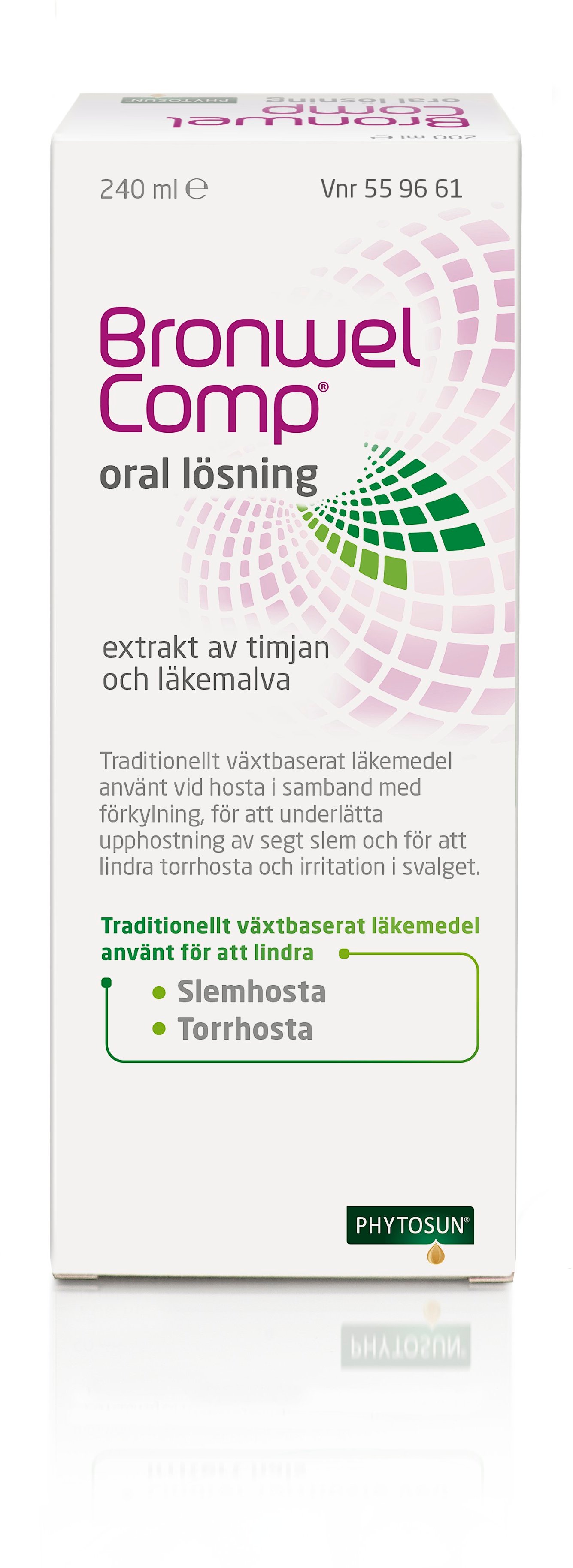 Bronwel Comp Oral Lösning Slem & Torrhosta Vid Förkylning 240 ml