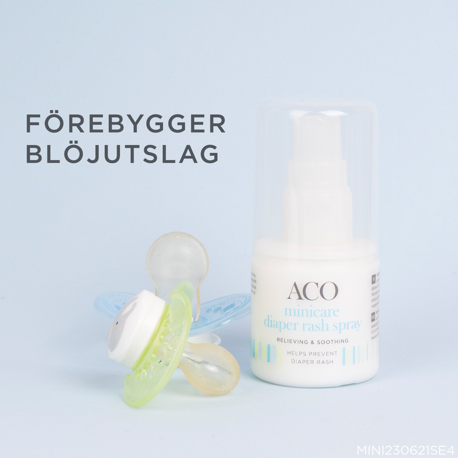 ACO Minicare Diaper Rash Spray Förebygger Röd Stjärt 50ml
