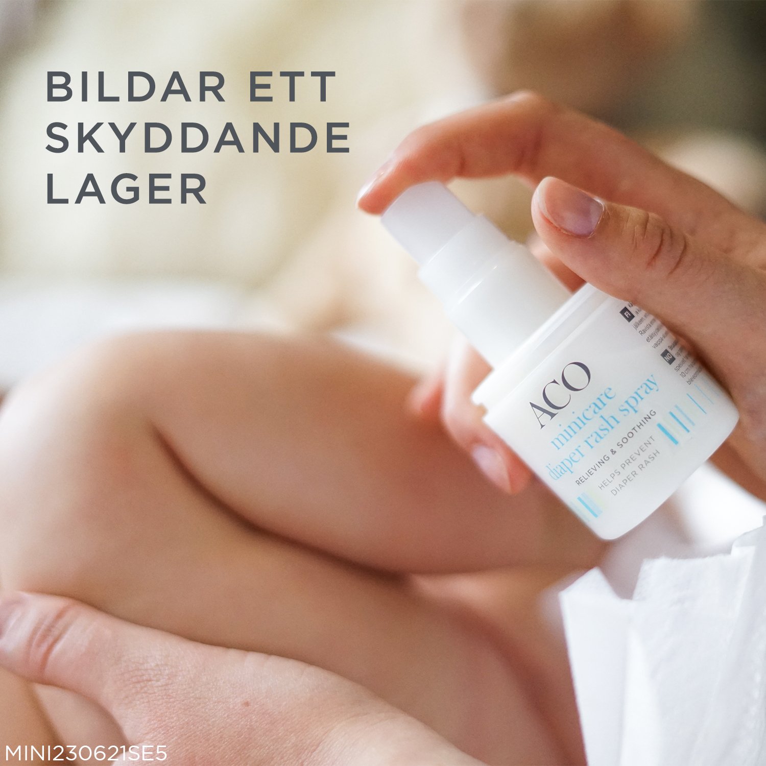 ACO Minicare Diaper Rash Spray Förebygger Röd Stjärt 50ml