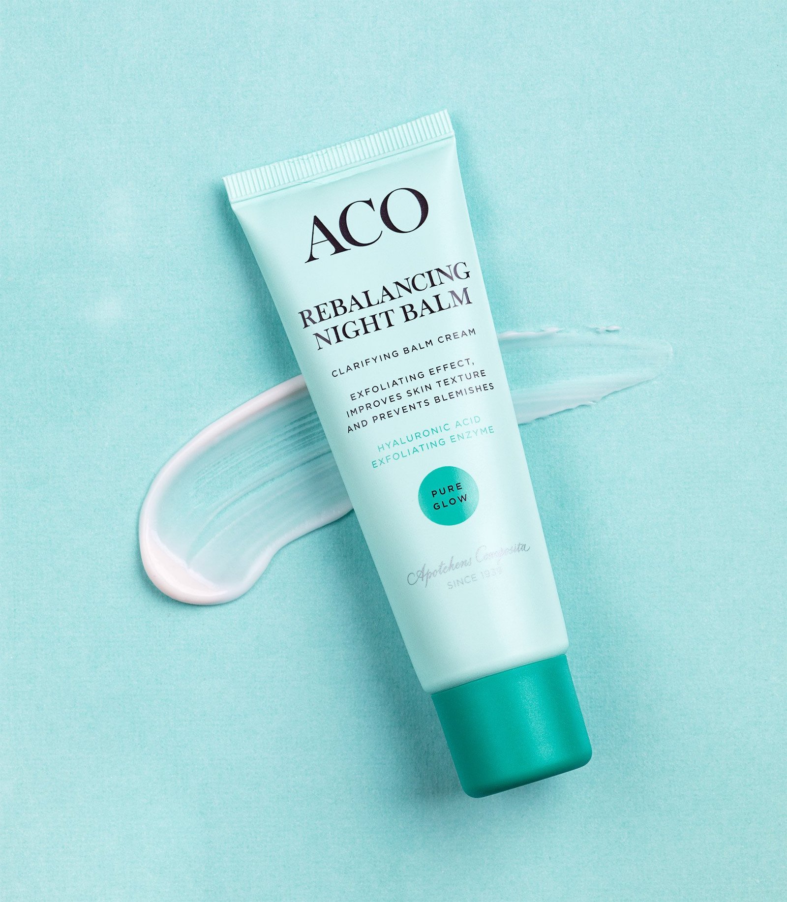 ACO Face Pure Glow Rebalancing Night Balm Nattkräm 50 ml