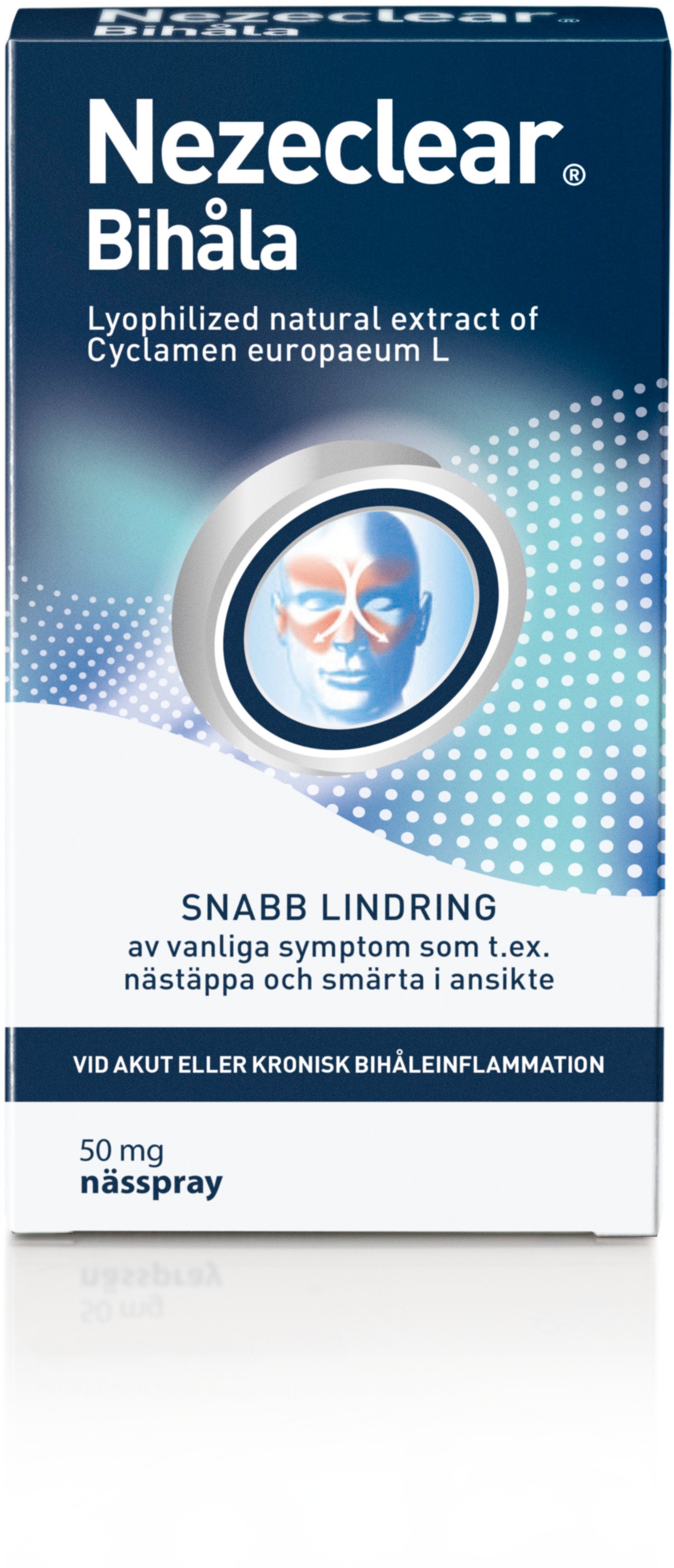 Nezeclear Bihåla Nässpray Behandling Av Bihåleinflammation 50 mg