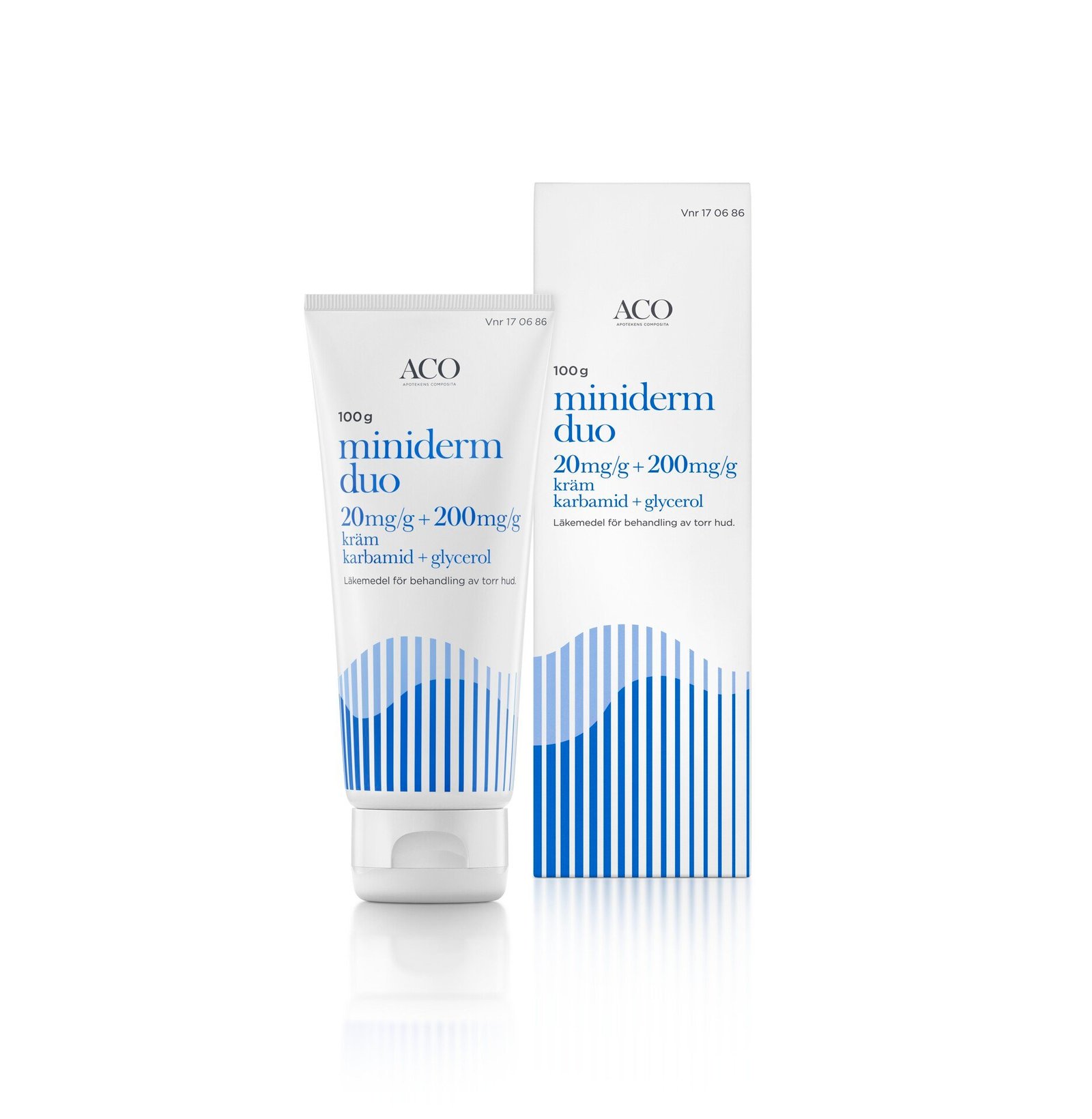 Miniderm Duo Kräm 2% Karbamid 20% Glycerol 100g