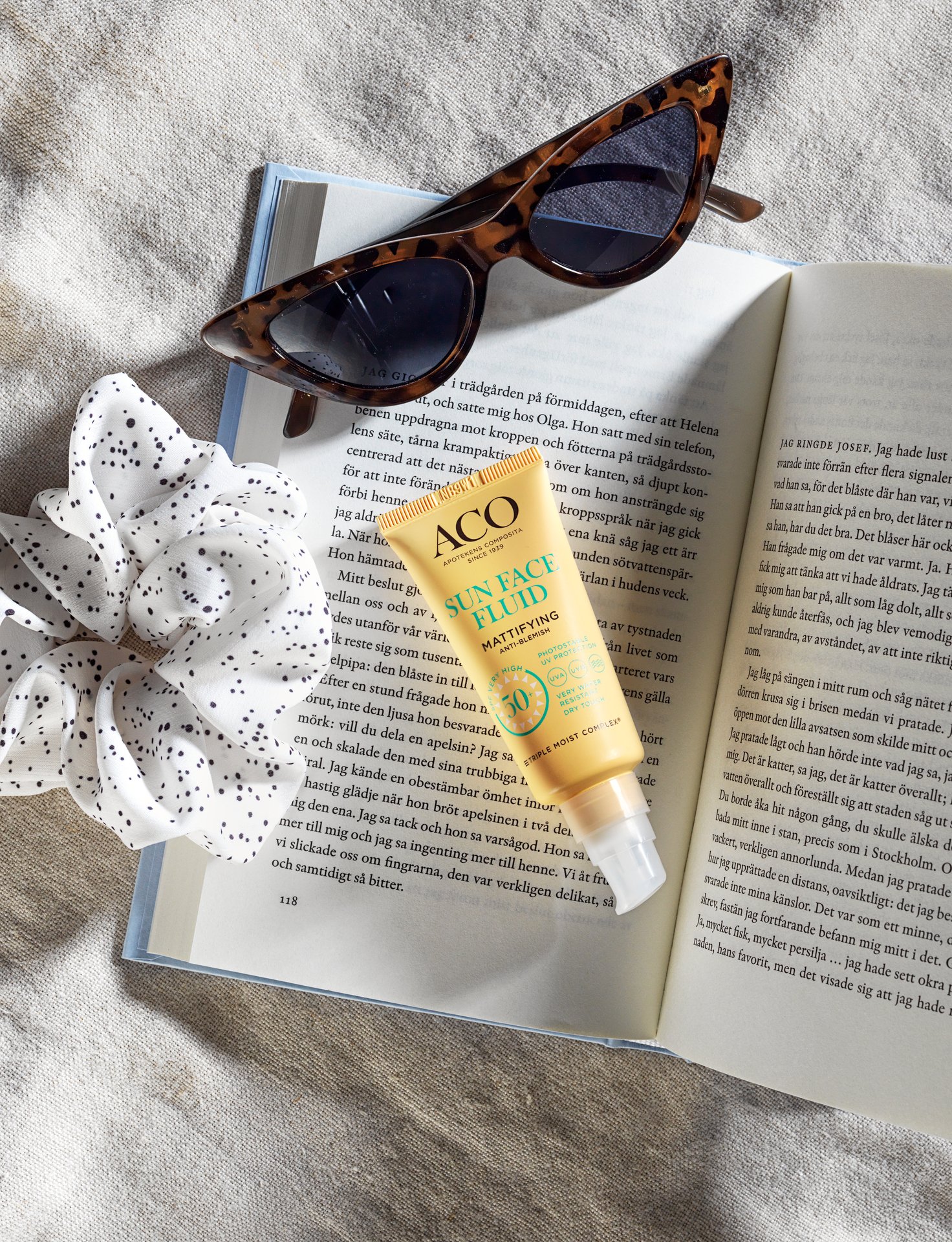 Aco Sun Face Mattifying Fluid SPF50+ Solskydd Ansikte 40 ml