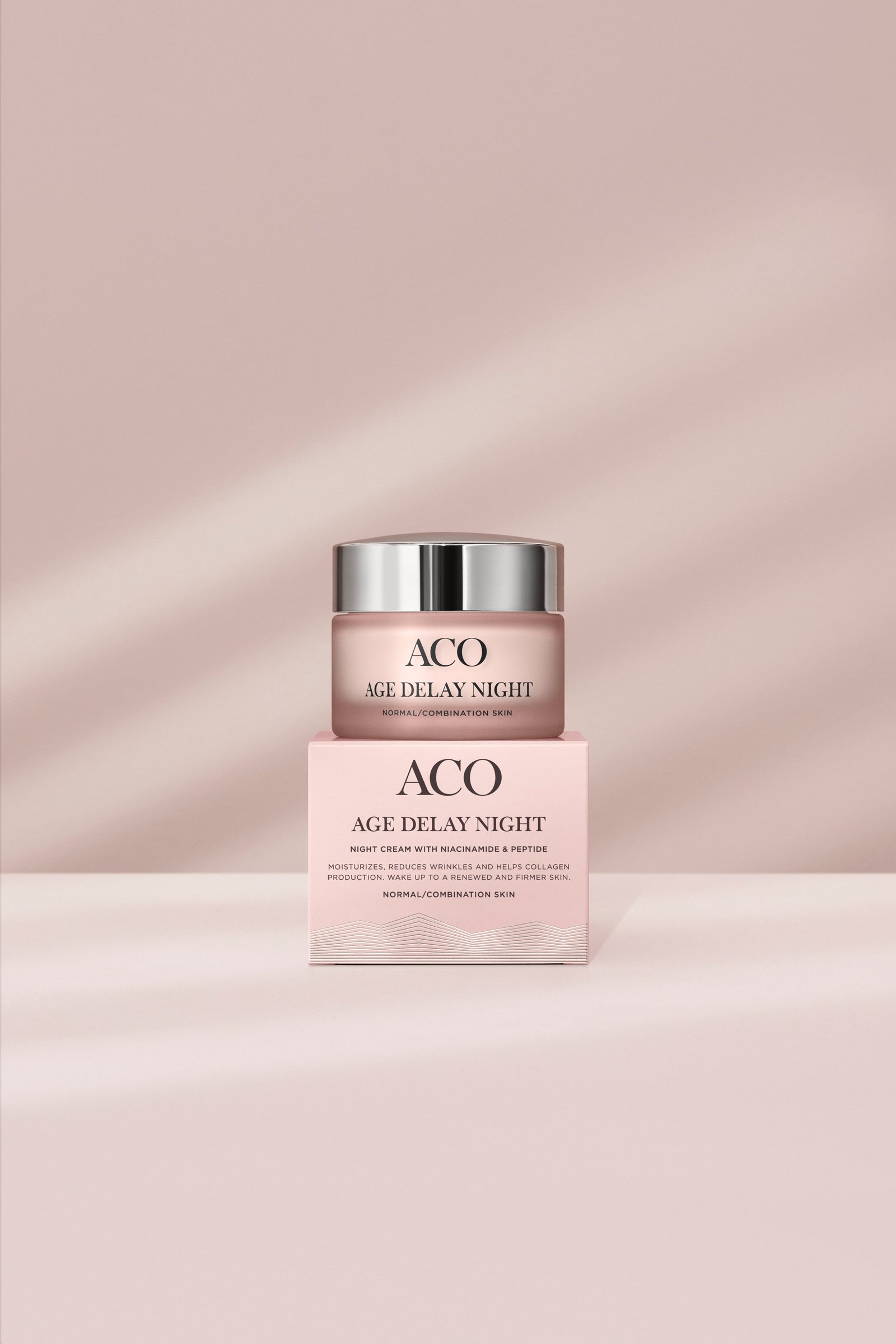 Aco Face Age Delay Night Cream Normal Skin Anti Age Nattkräm 50 ml