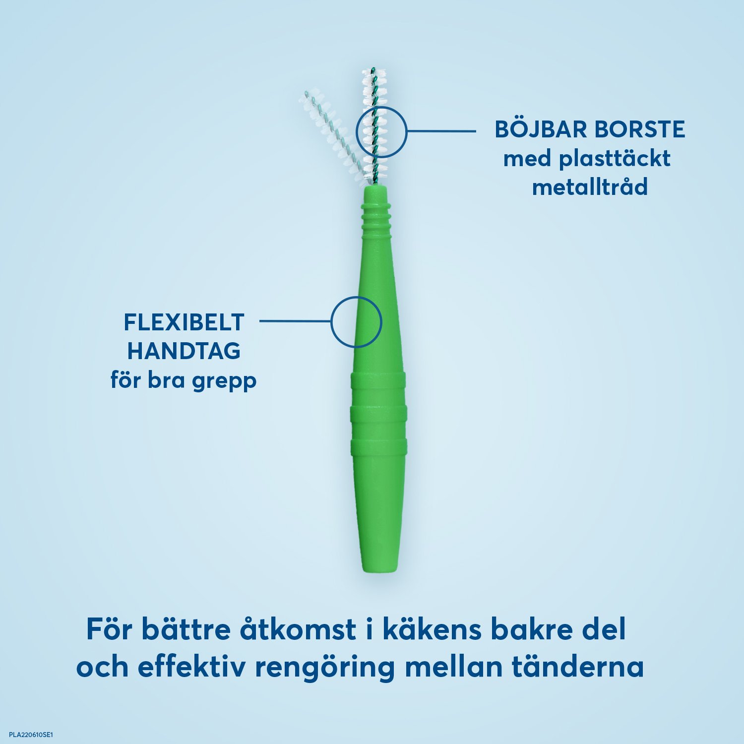 Plackers Dental Brush Mellanrumsborste Grön XL (0,8 mm) 24 st