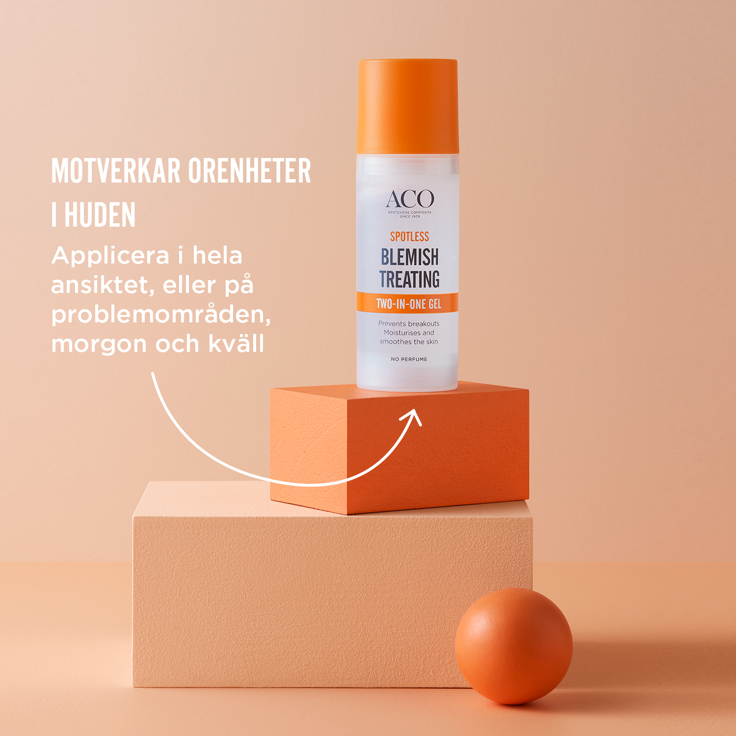 ACO Spotless Two-in-one Gel Oparfymerad 50 ml