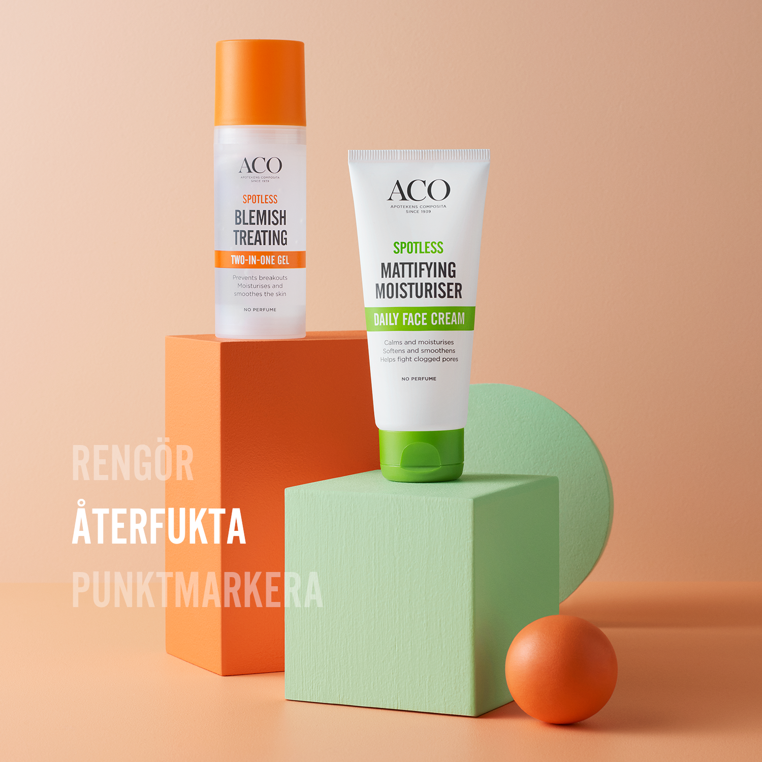 ACO Spotless Two-in-one Gel Oparfymerad 50 ml