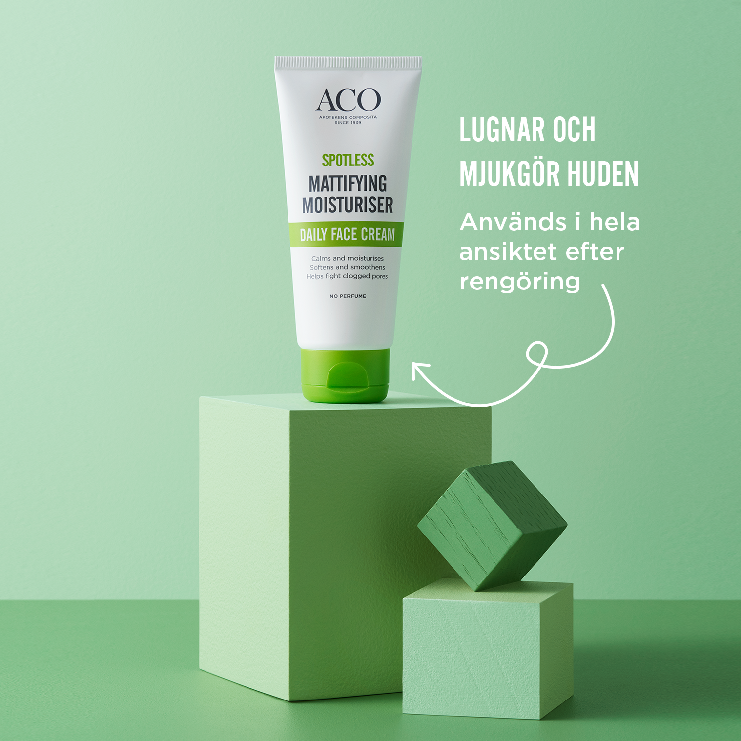 ACO Spotless Daily Face Cream Oparfymerad 60 ml