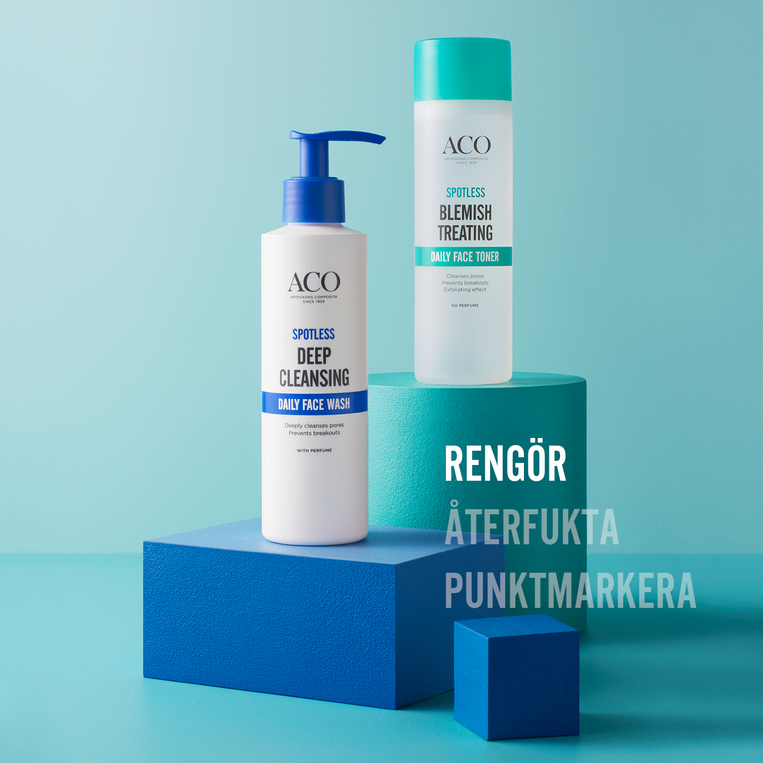 ACO Spotless Daily Face Toner Oparfymerad 200 ml