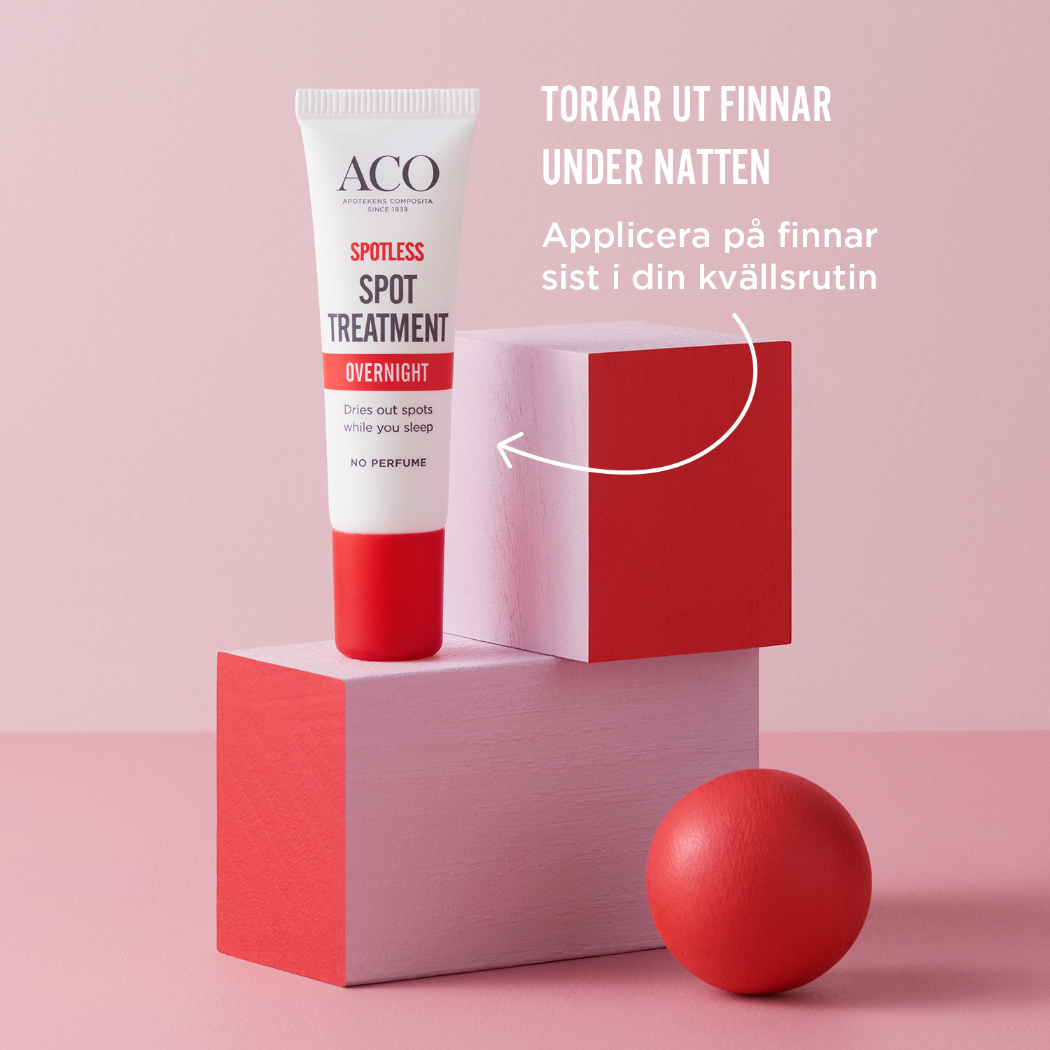 ACO Spotless Spot Treatment Overnight Oparfymerad 10 ml