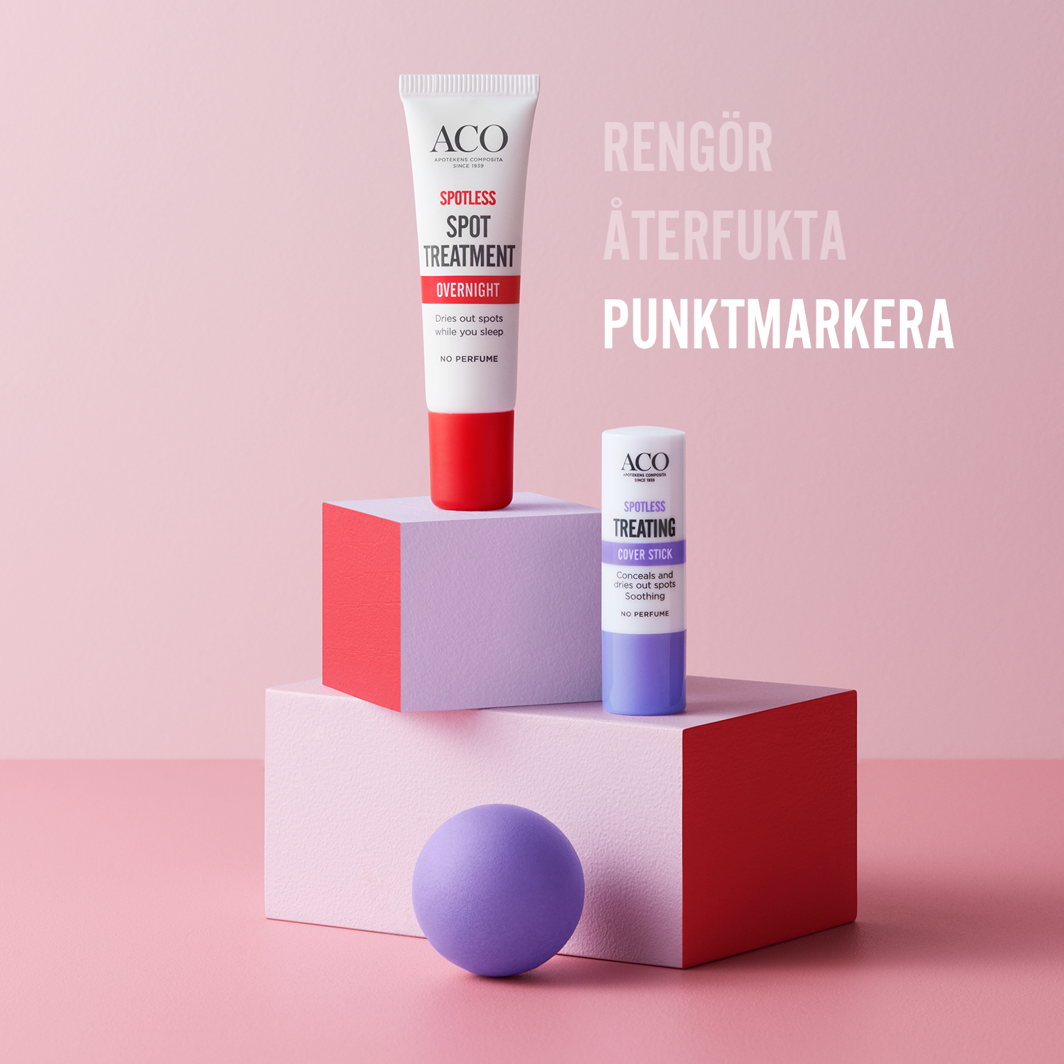 ACO Spotless Spot Treatment Overnight Oparfymerad 10 ml