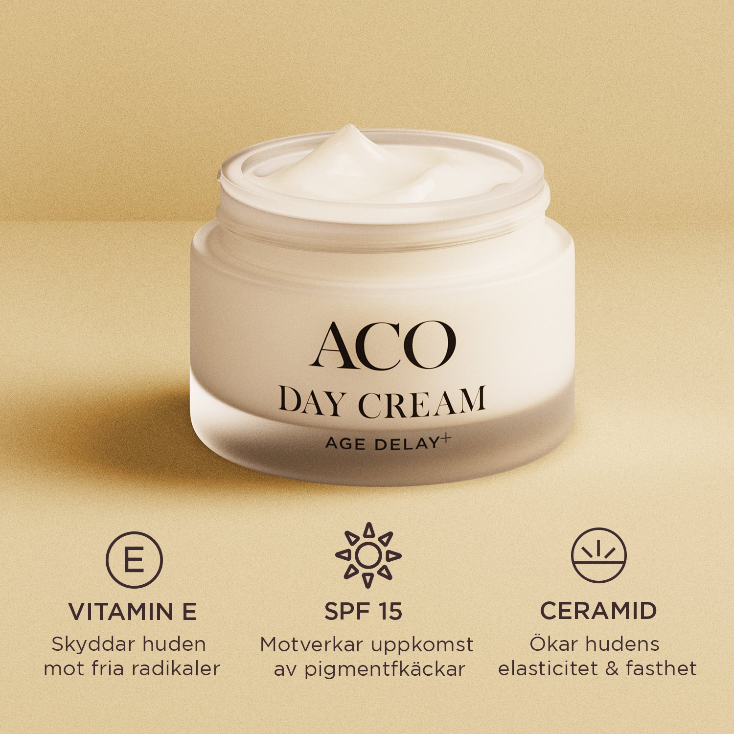 ACO Age Delay+ Day Cream SPF15 Anti Age Dagkräm 50 ml