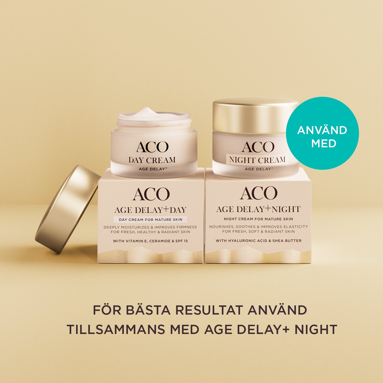ACO Age Delay+ Day Cream SPF15 Anti Age Dagkräm 50 ml