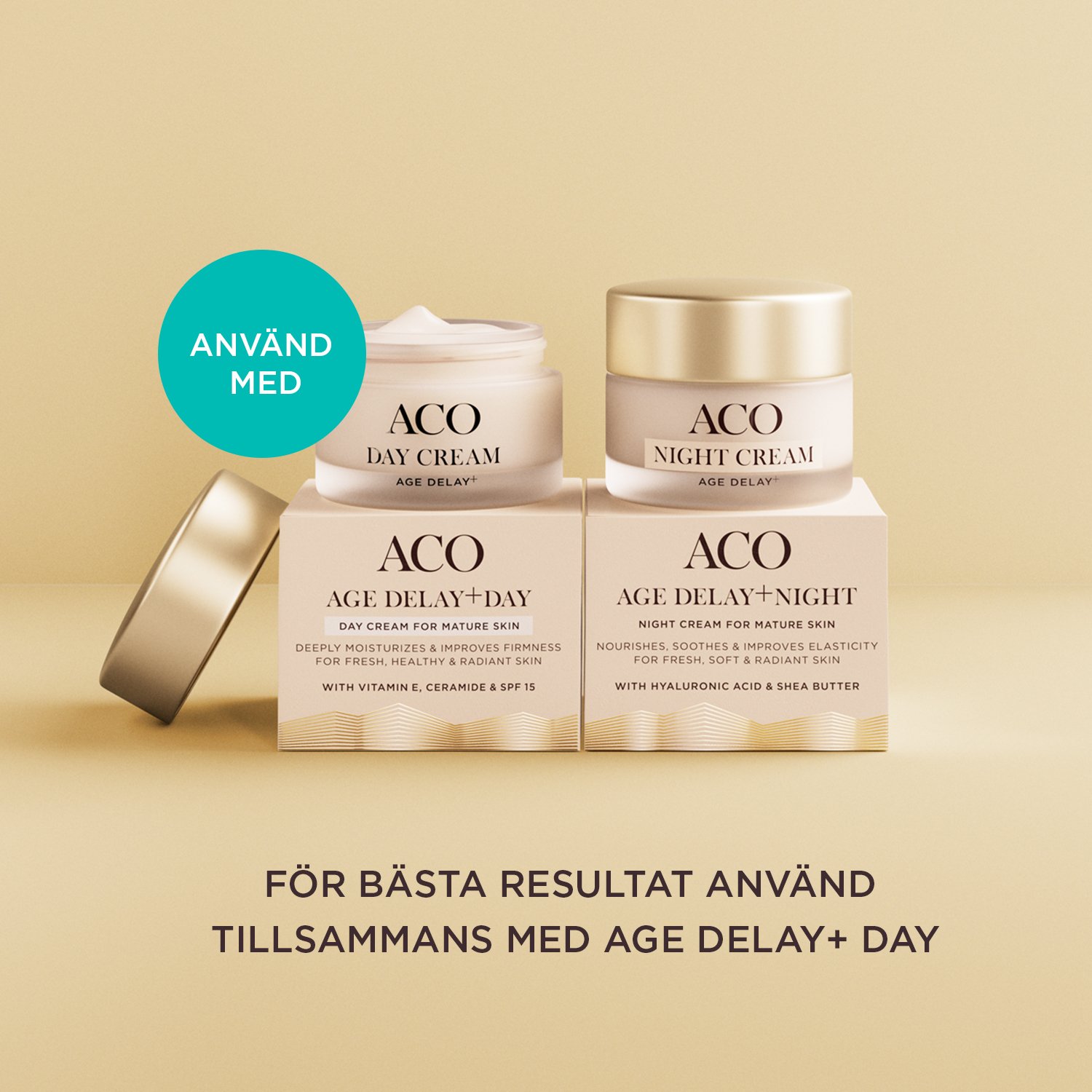 ACO Face Age Delay+ Night Cream Anti Age Nattkräm 50 ml