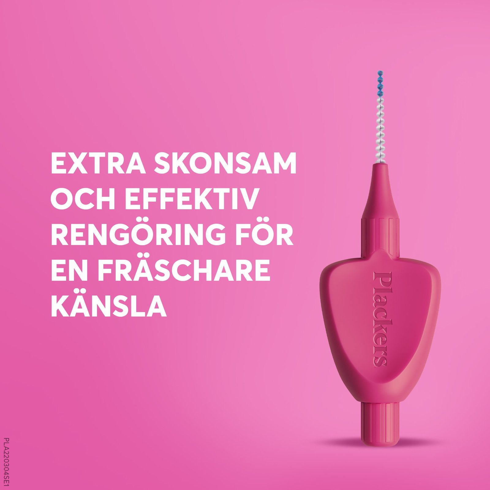 Plackers Gentle Brush Skonsam Mellanrumsborste Rosa XXS (0,4 mm) 6 st