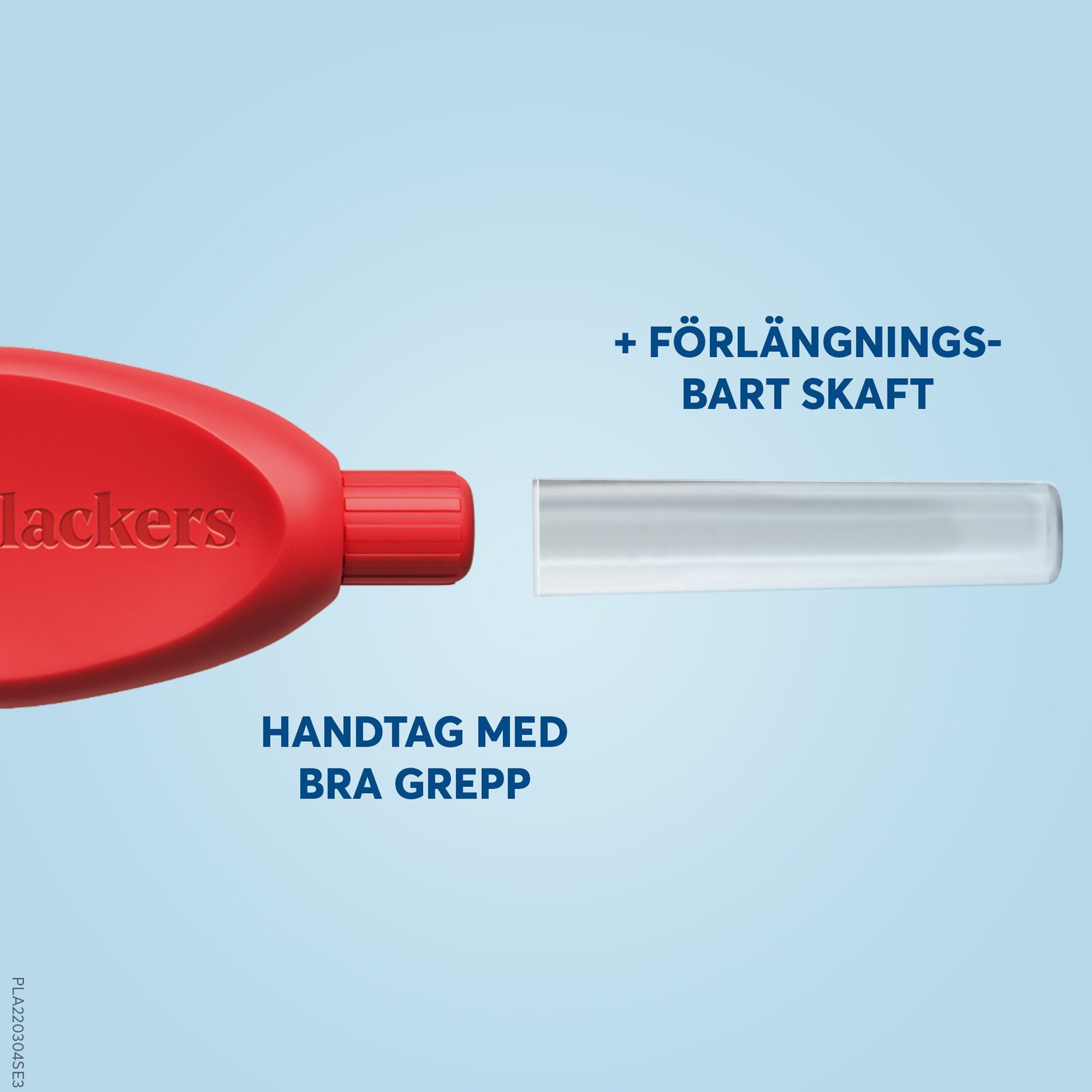 Plackers Gentle Brush Skonsam Mellanrumsborste Röd S (0,5 mm) 6 st