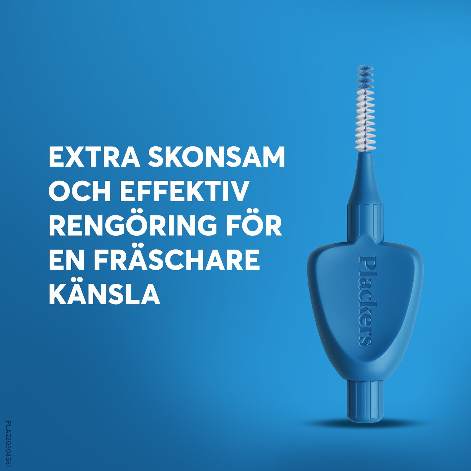 Plackers Gentle Brush Skonsam Mellanrumsborste Blå M (0,6 mm) 6 st