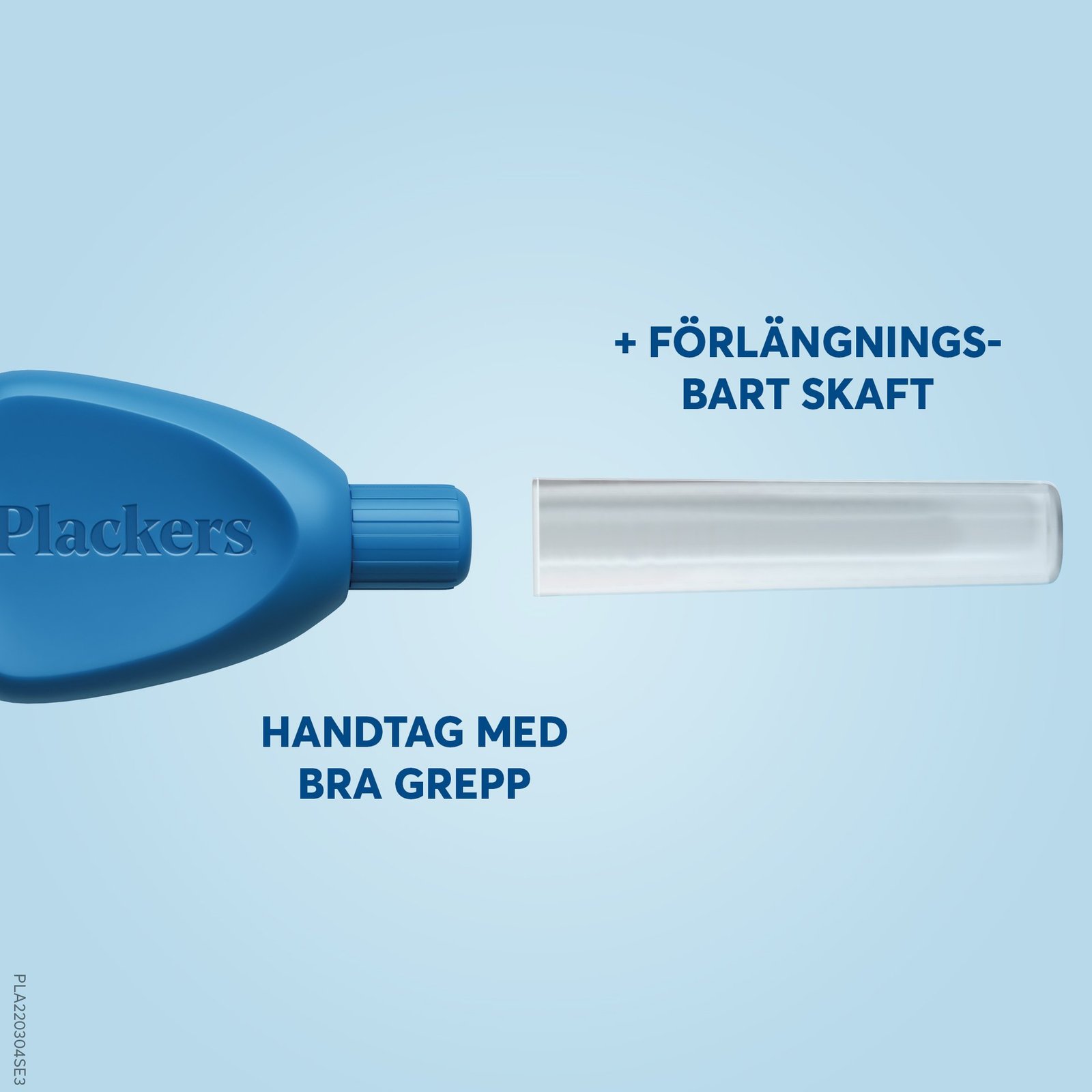 Plackers Gentle Brush Skonsam Mellanrumsborste Blå M (0,6 mm) 6 st