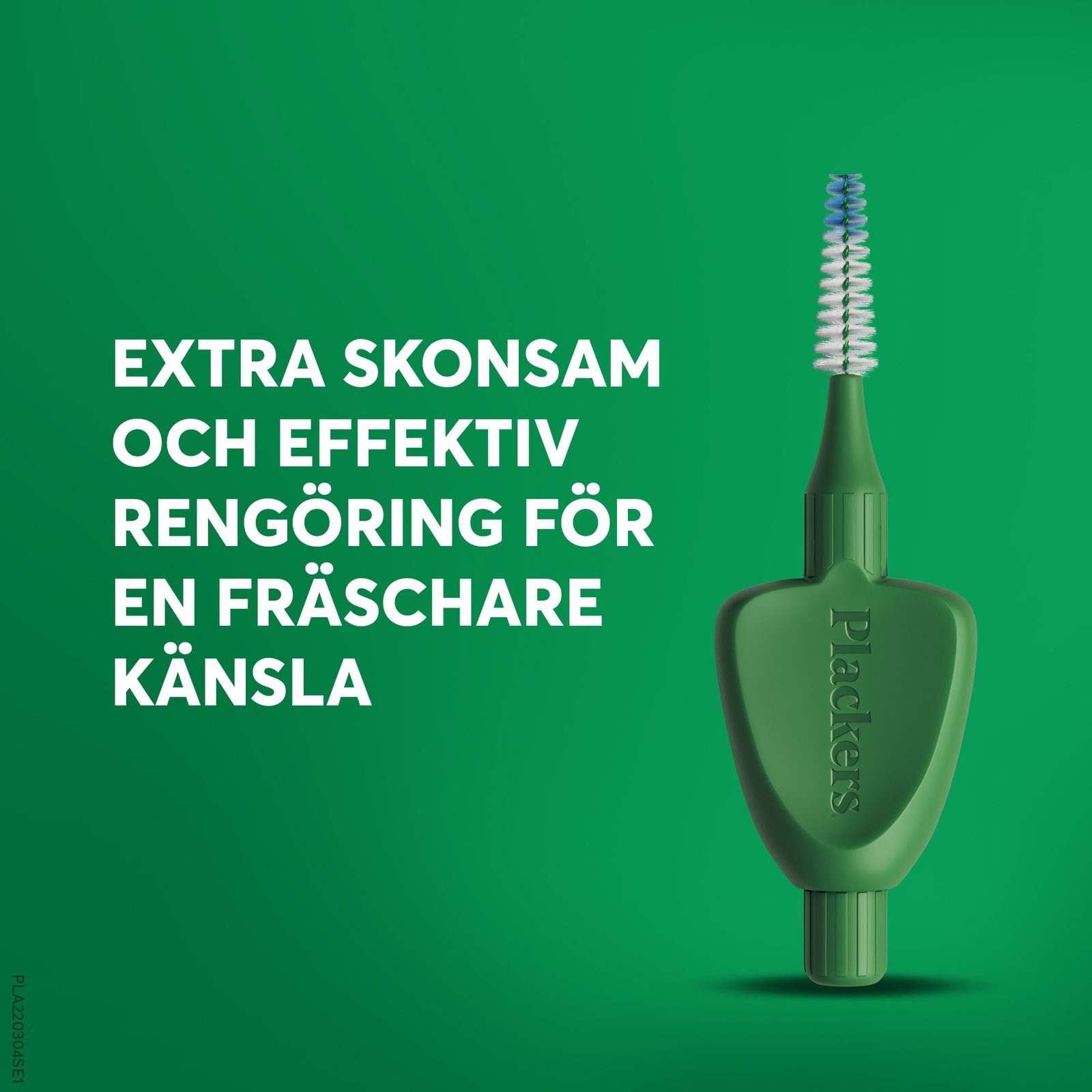 Plackers Gentle Brush Skonsam Mellanrumsborste Grön XL (0,8 mm) 6 st