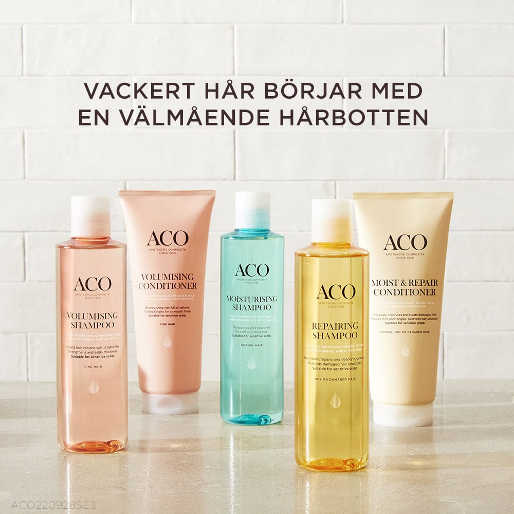 ACO Hair Care Volumising Shampoo, Volymgivande Schampo 250 ml