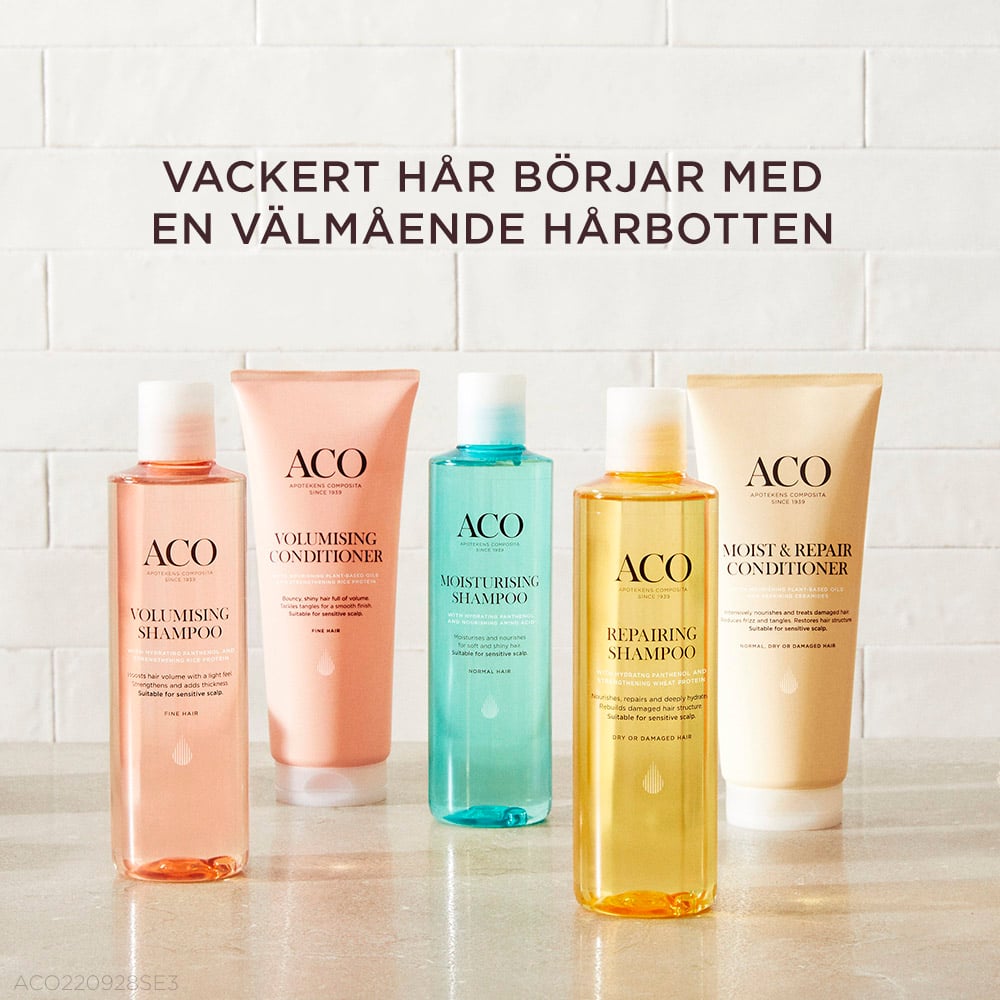 ACO Hair Care Moisturising Shampoo, Återfuktande Schampo 250 ml