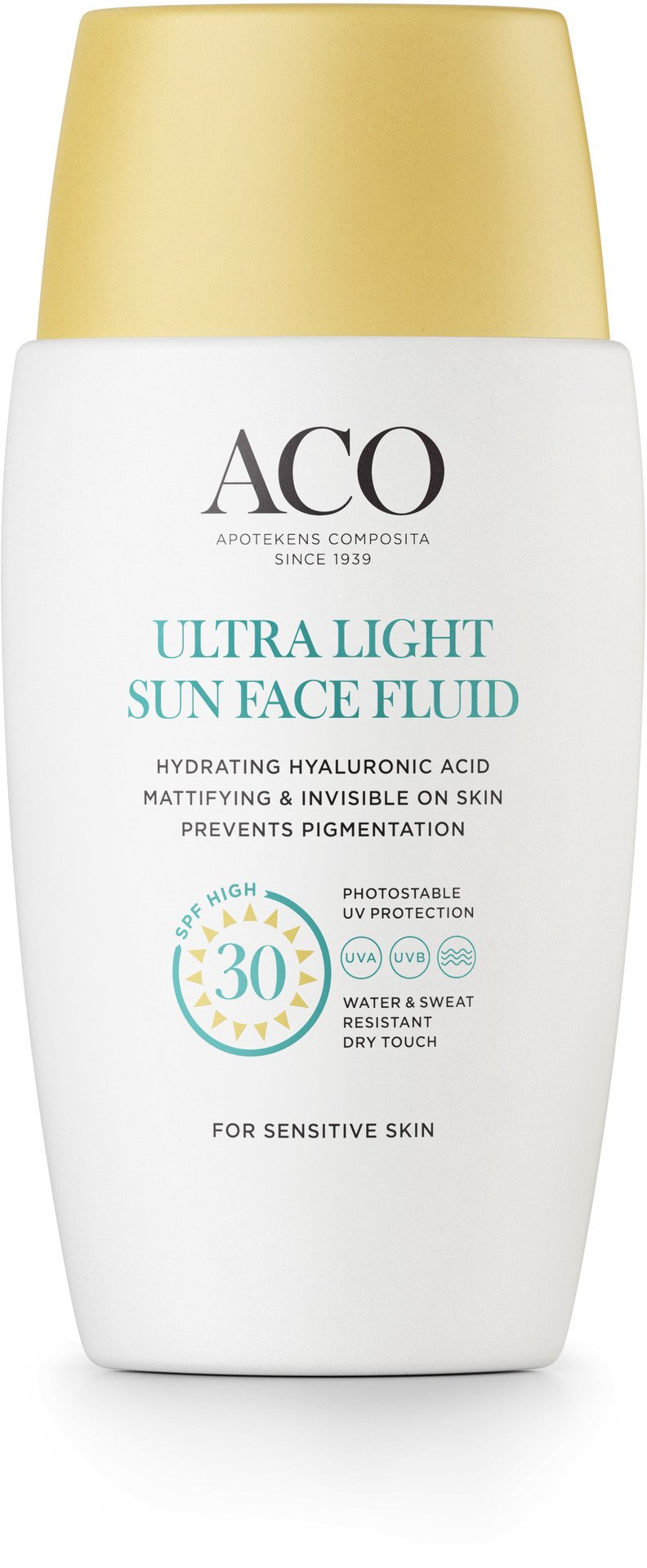 ACO Ultra Light Sun Face Fluid SPF30 40 ml