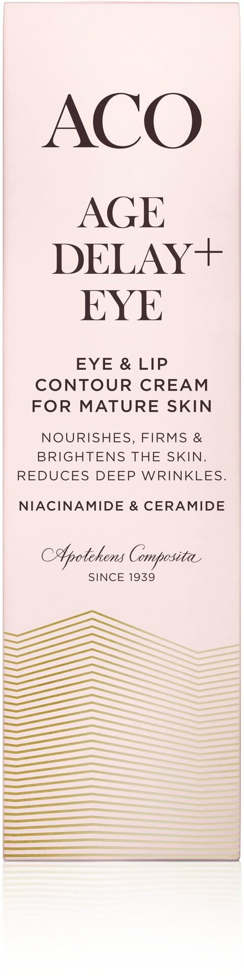 ACO Face Age Delay+ Eye & Lip Contour Cream 15 ml