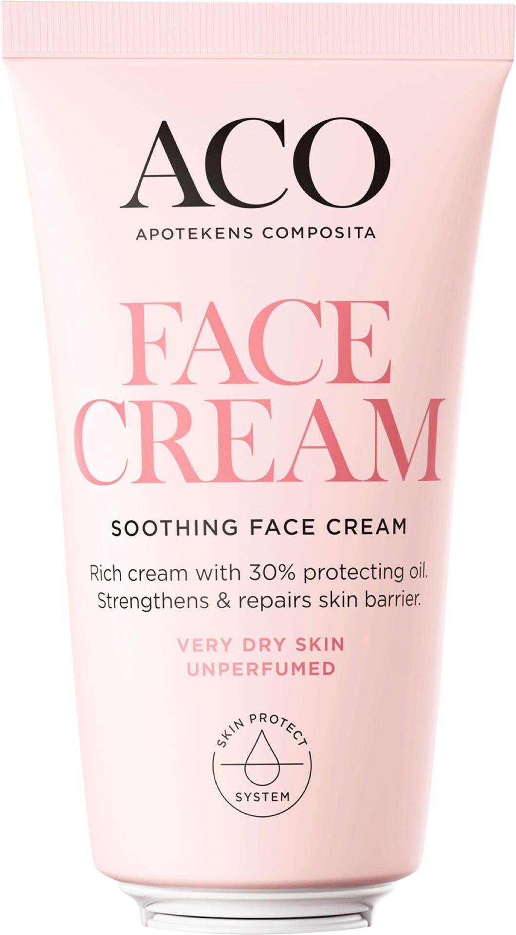 ACO Face Soothing Cream Oparfymerad Ansiktskräm 50 ml