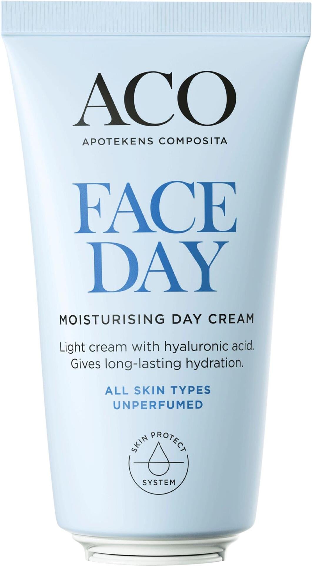 ACO Face Moisturising Day Cream Oparfymerad Dagkräm 50 ml