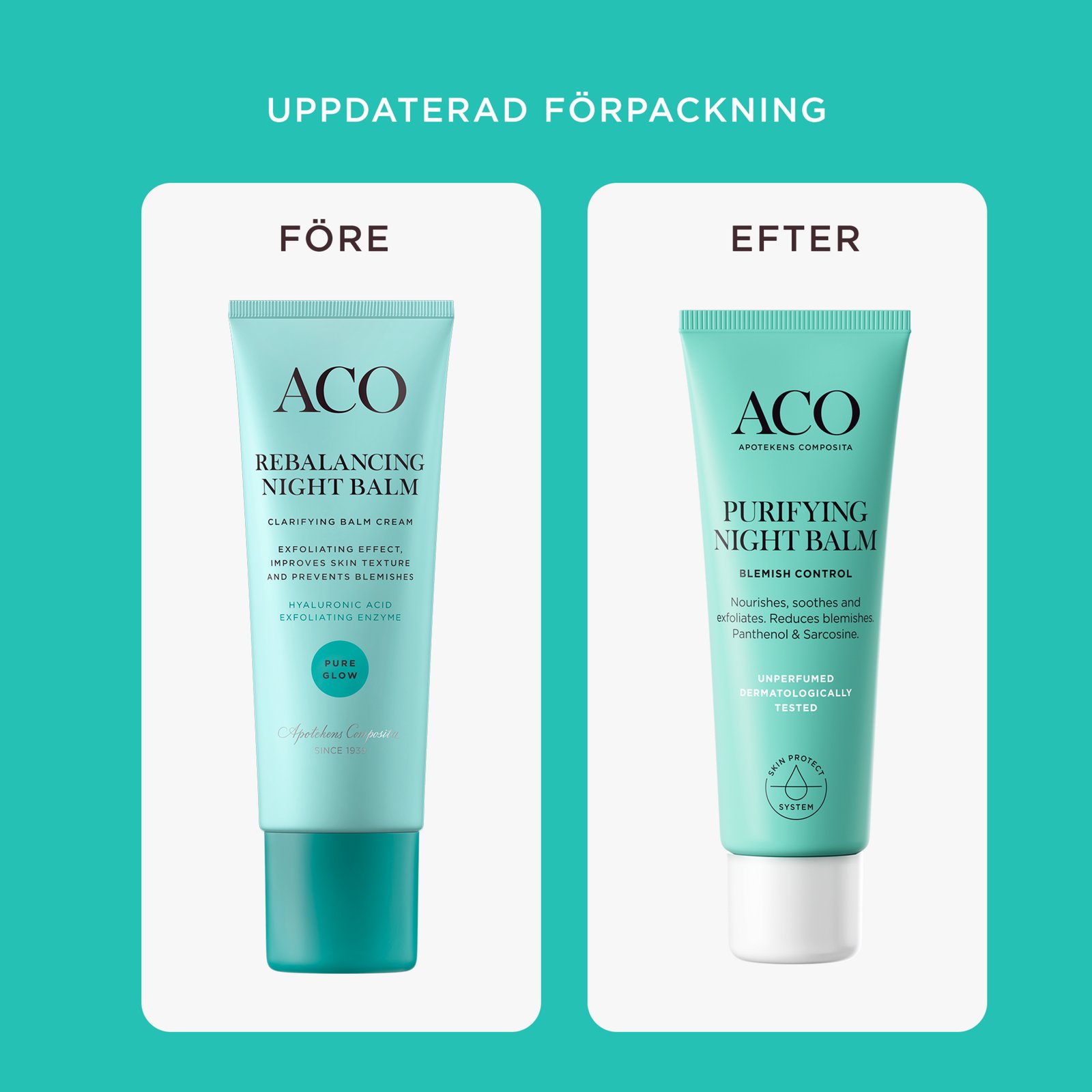 ACO Face Purifying Night Balm Nattkräm NP 50 ml