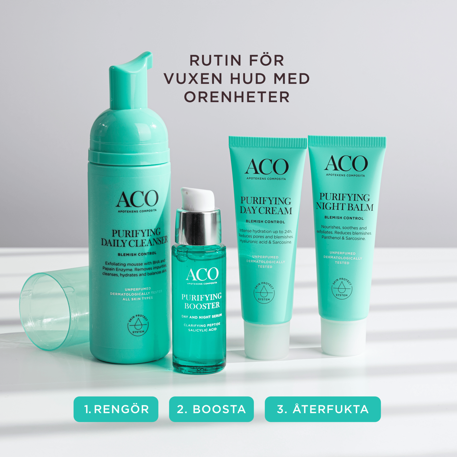 ACO Face Purifying Night Balm Nattkräm NP 50 ml