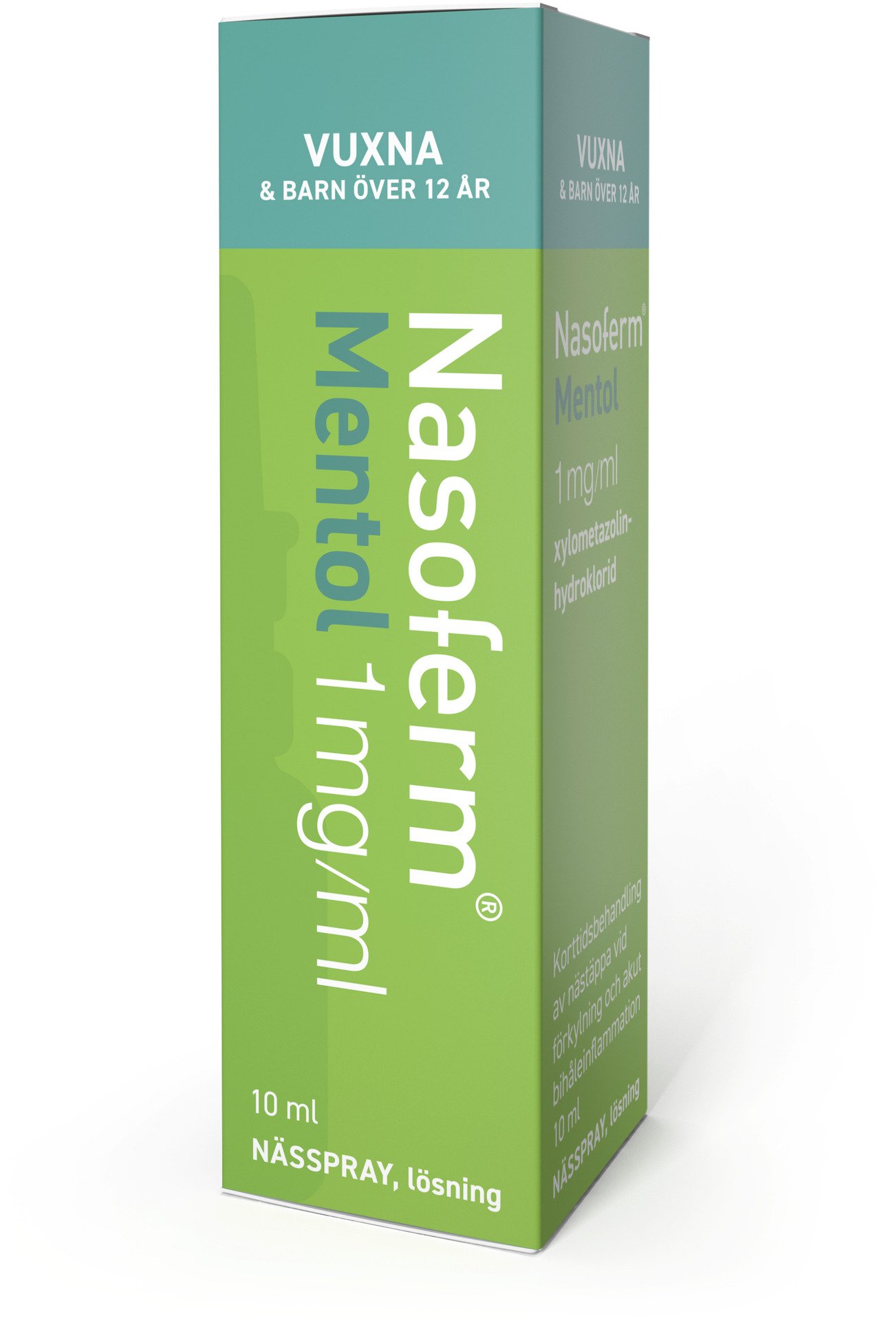 Nasoferm Mentol 1 mg/ml Nässpray 10 ml