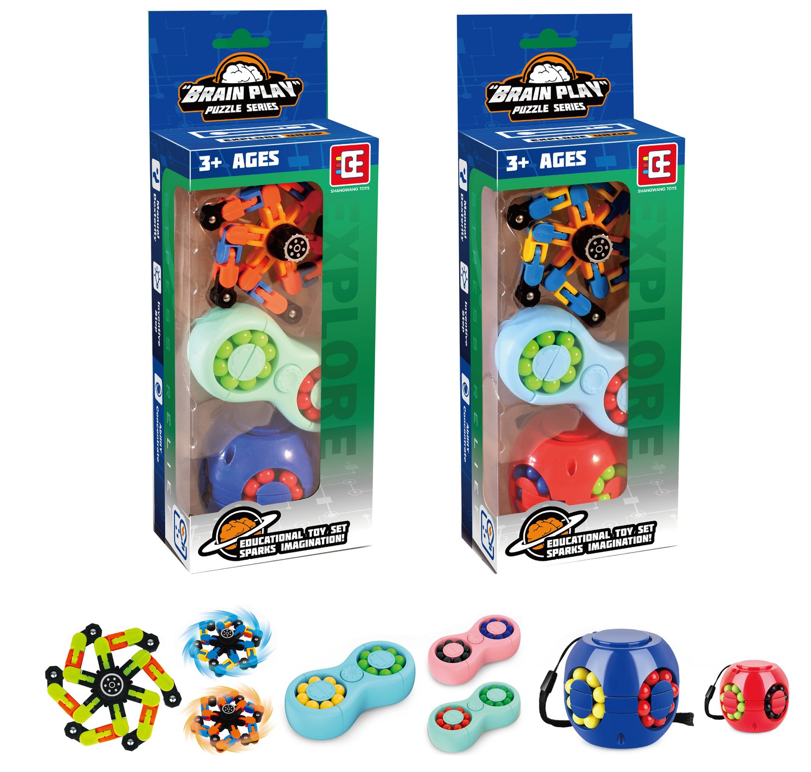 Suntoy Fidget Set Brain Play 1 st