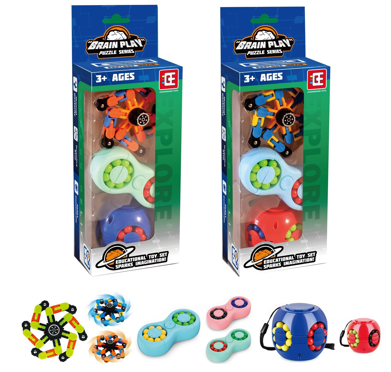 Suntoy Fidget Set Brain Play 1 st