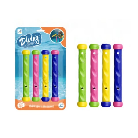 Suntoy Sim- Och Dykleksak Pinnar 4 st