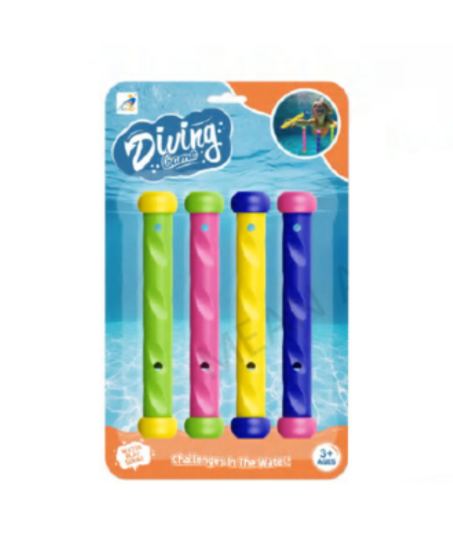 Suntoy Sim- Och Dykleksak Pinnar 4 st