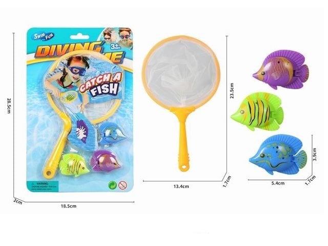 Suntoy Dyklek Fisk Med Håv