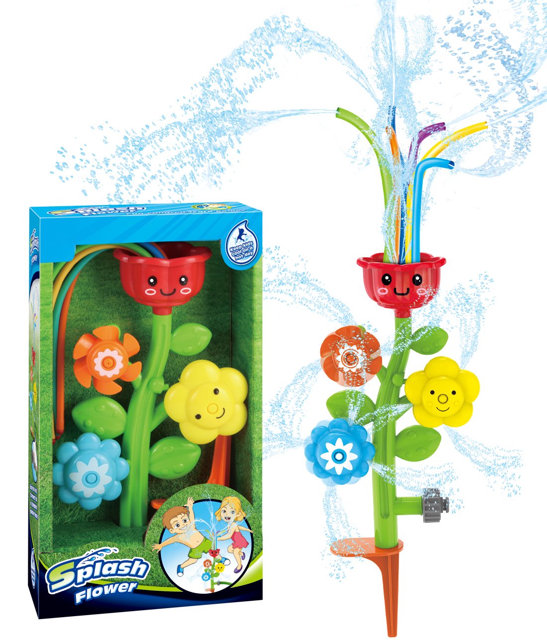 Suntoy Vattenspridare Färgglad Blomma