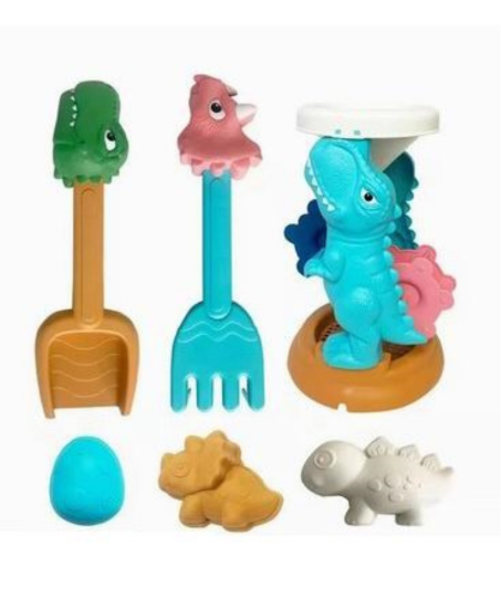 Suntoy Sandset 6 Delar Sandhjul Dinosaurie